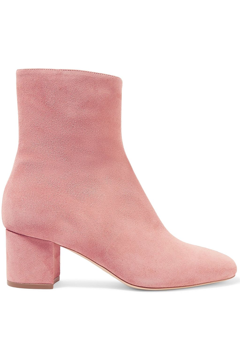 baby pink ankle boots