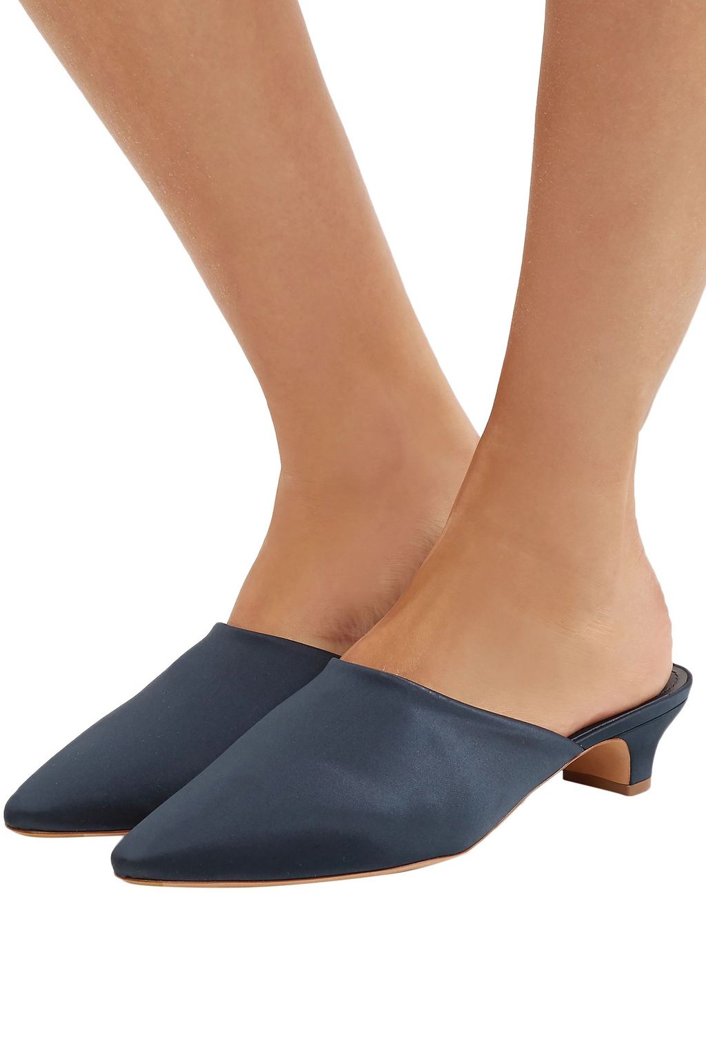 MANSUR GAVRIEL Elegant satin mules