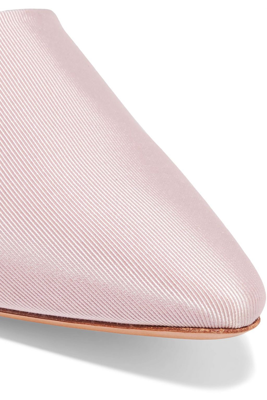 MANSUR GAVRIEL Elegant faille mules