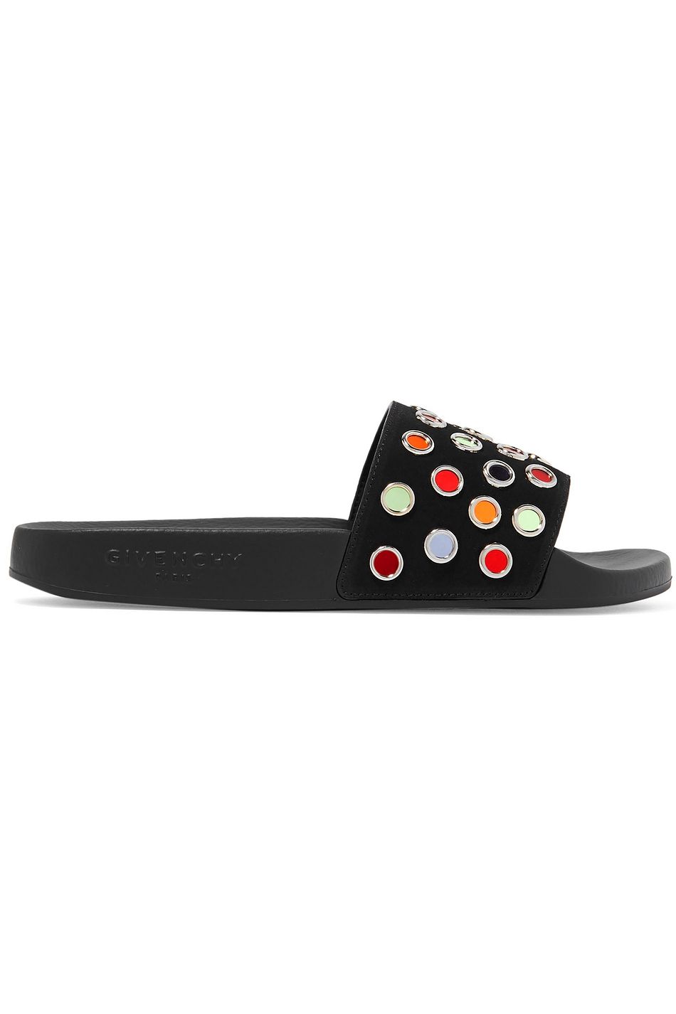 tan givenchy slides