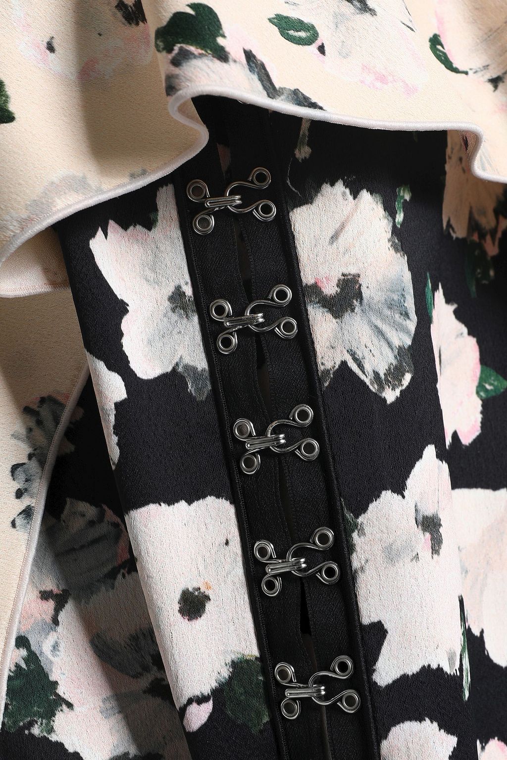 PROENZA SCHOULER Ruffled floral-print crepe midi dress