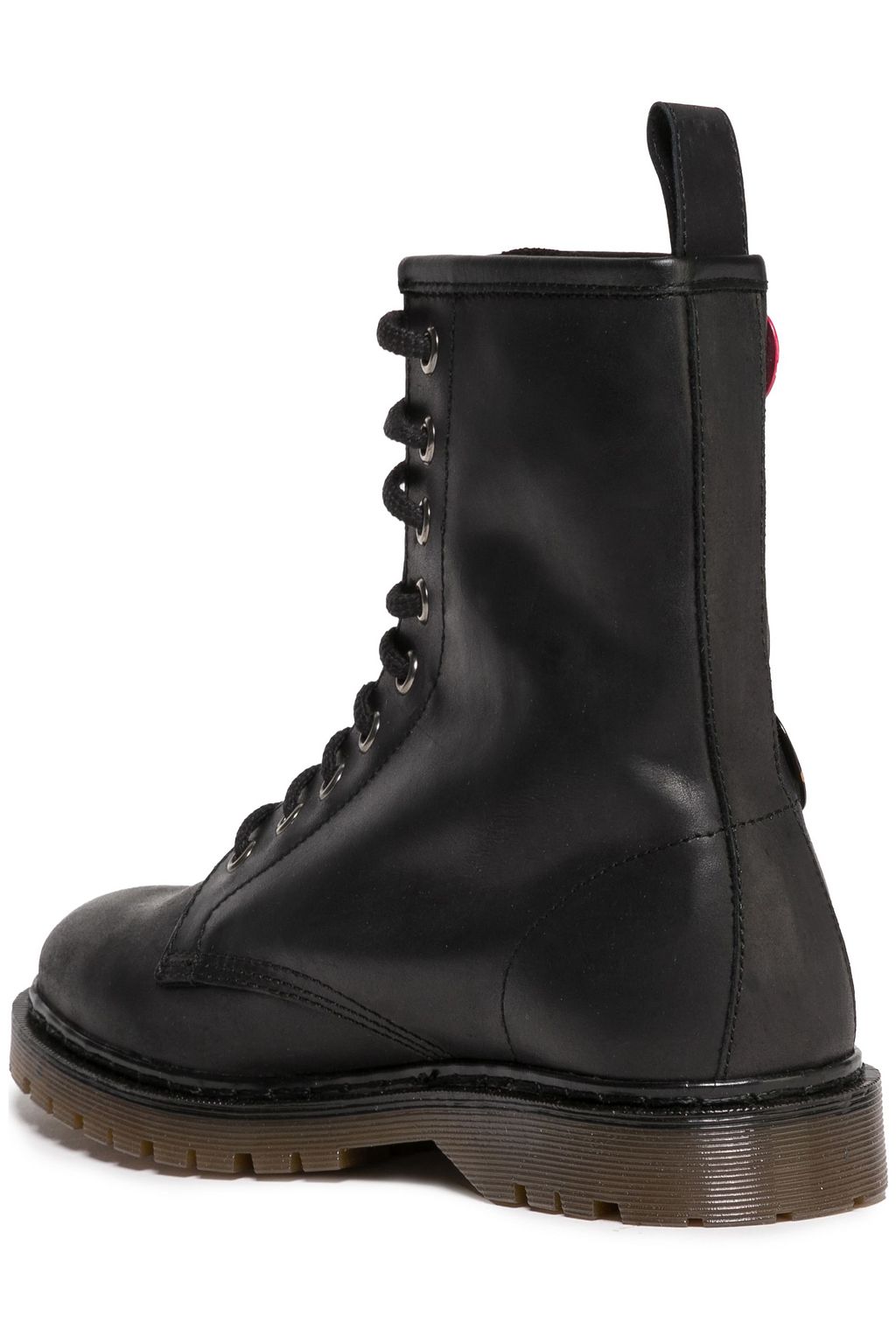 RED(V) Appliquéd leather ankle boots
