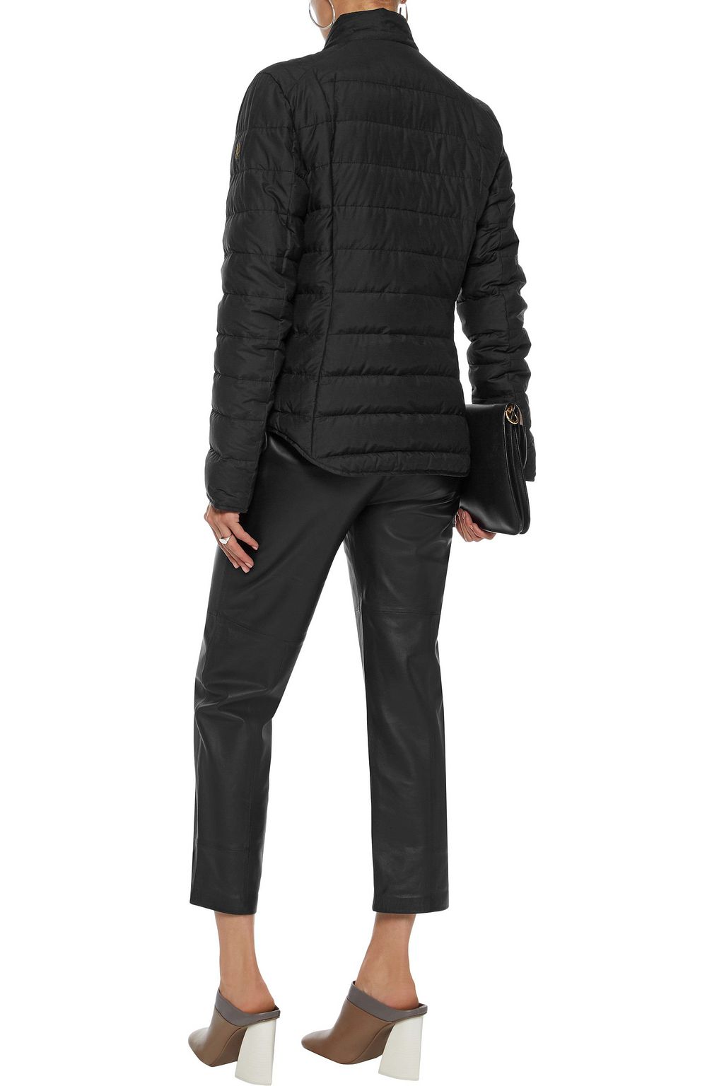 BELSTAFF Avedon quilted cotton-blend shell hooded down jacket