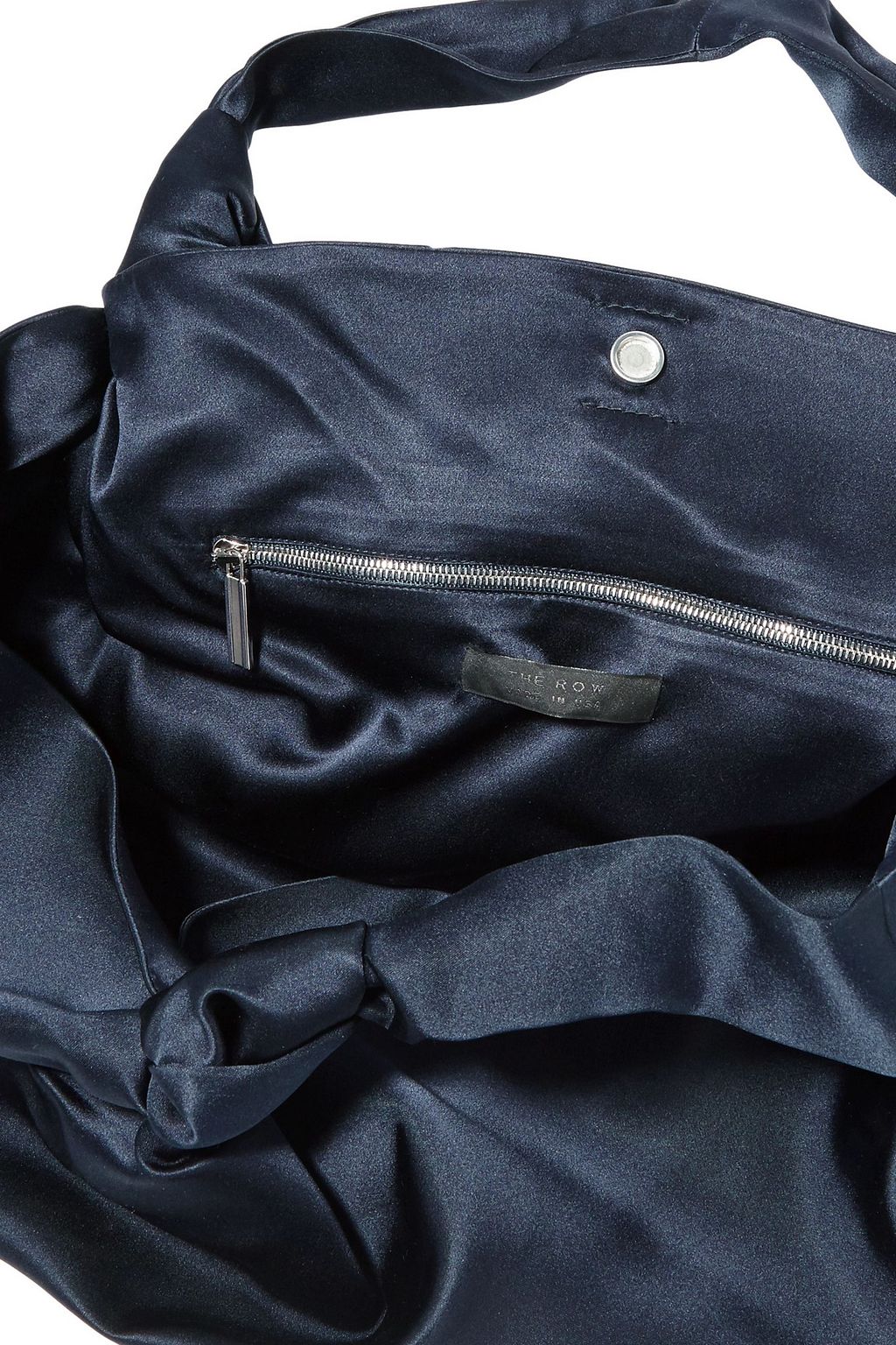 THE ROW Ascot Knot satin shoulder bag