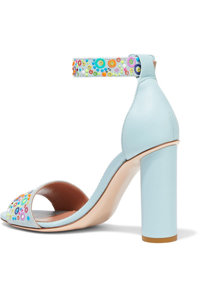 sky blue sandals
