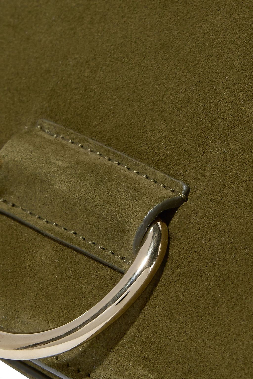 LITTLE LIFFNER D Saddle suede shoulder bag