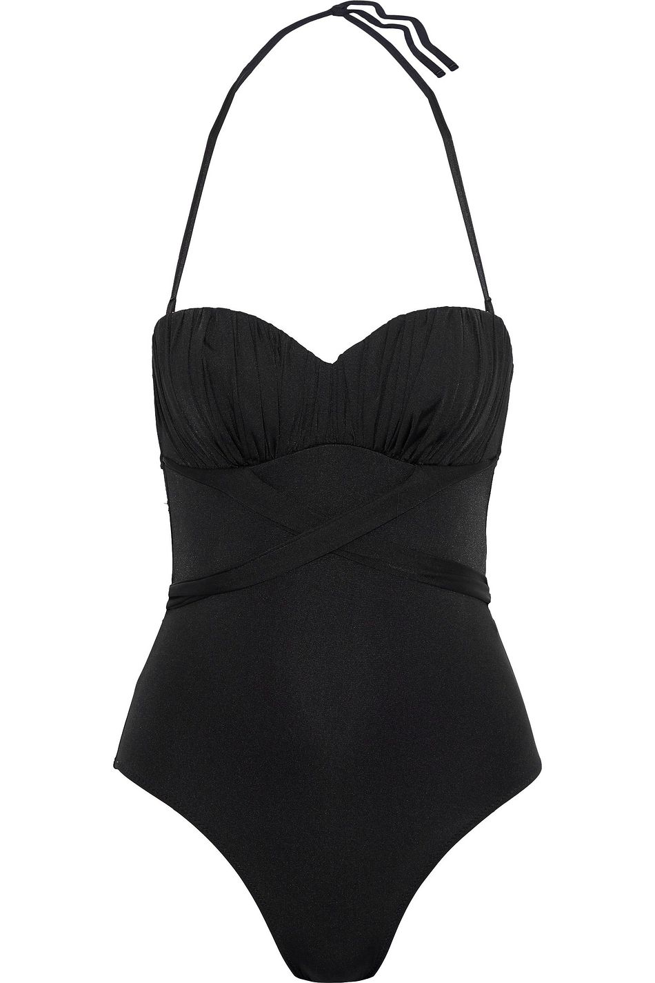 black underwire swimsuit