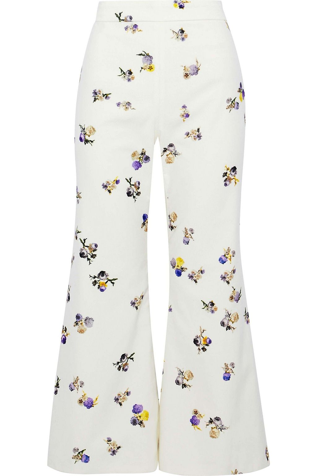 Off-white Tyme cropped floral-print 