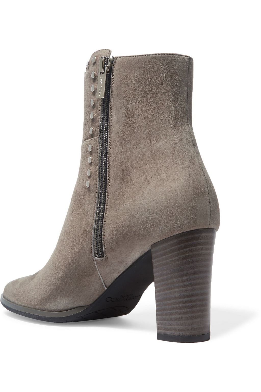JIMMY CHOO Harlow 80 studded suede ankle boots