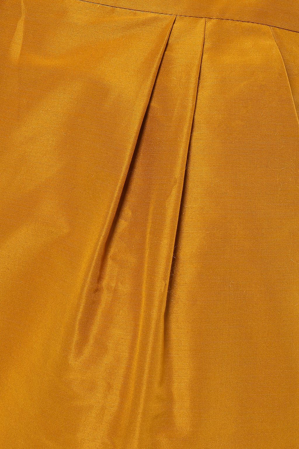 MANSUR GAVRIEL Cropped cotton and silk-blend taffeta tapered pants