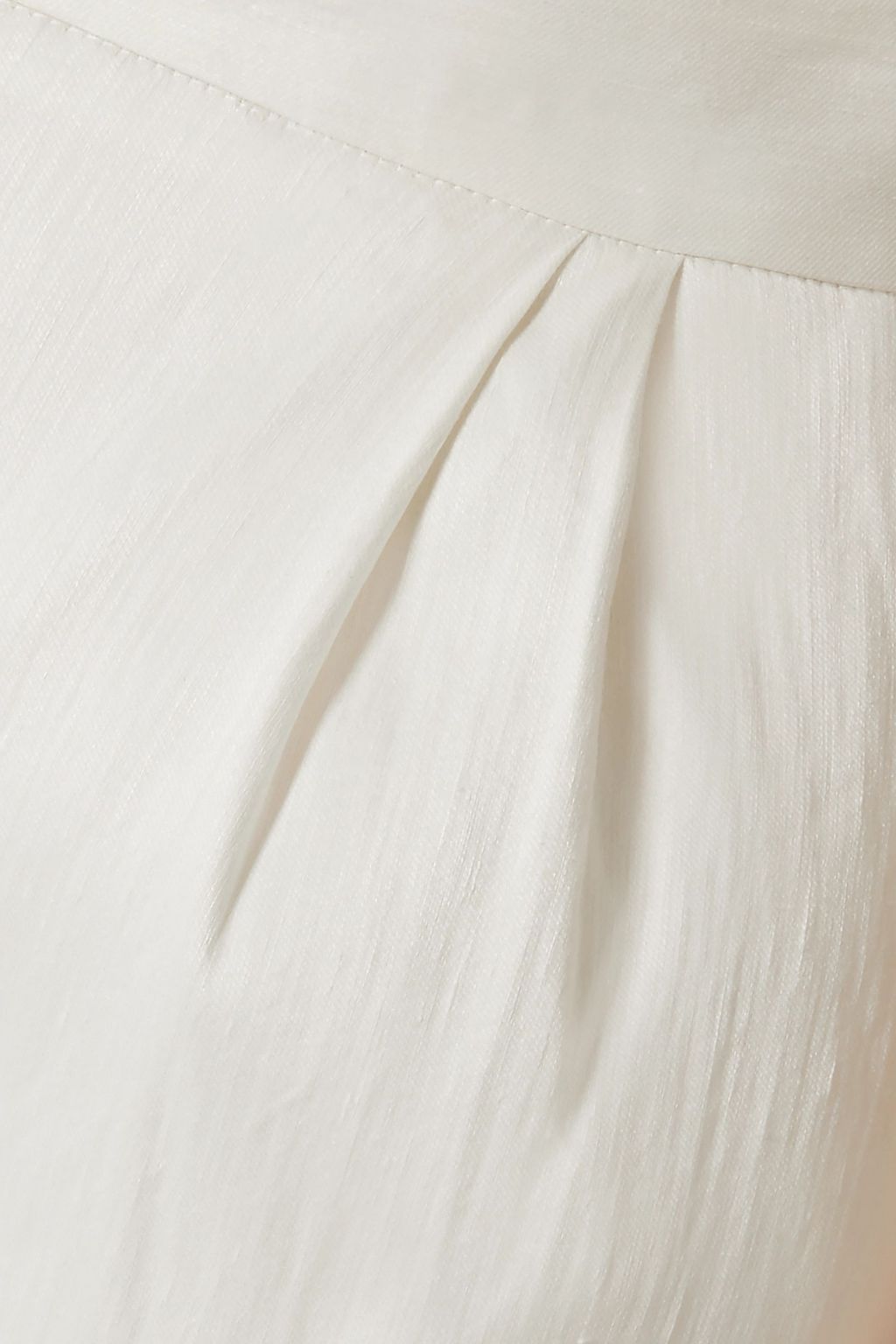 MANSUR GAVRIEL Crinkled satin-twill tapered pants
