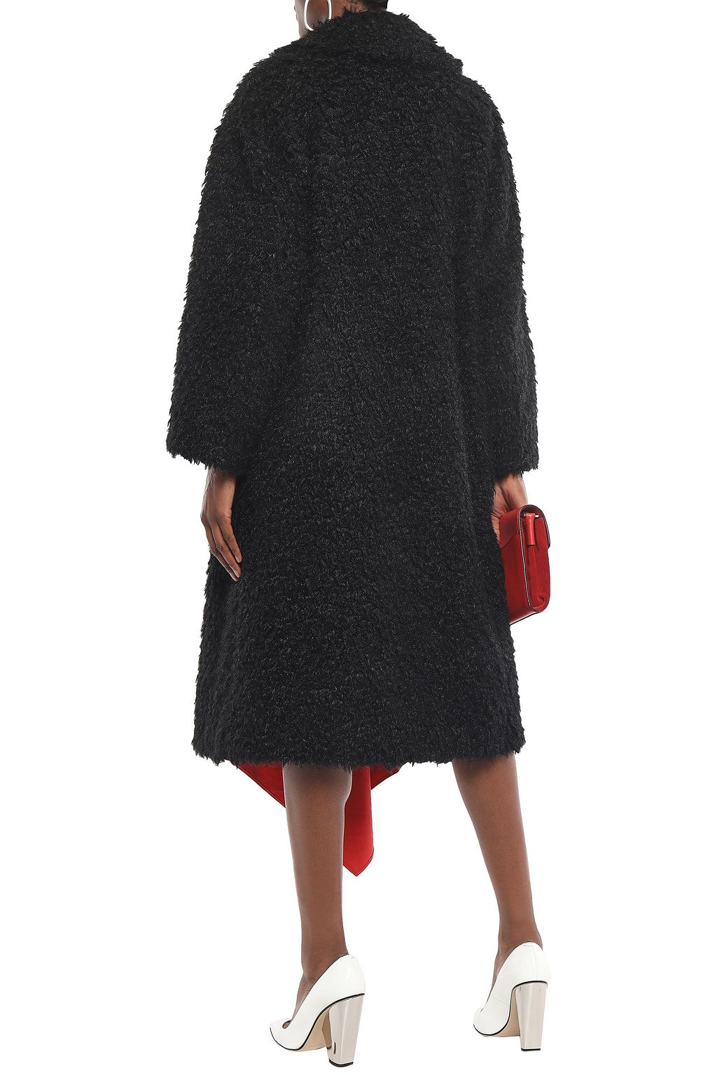 STAND Nicole faux shearling coat
