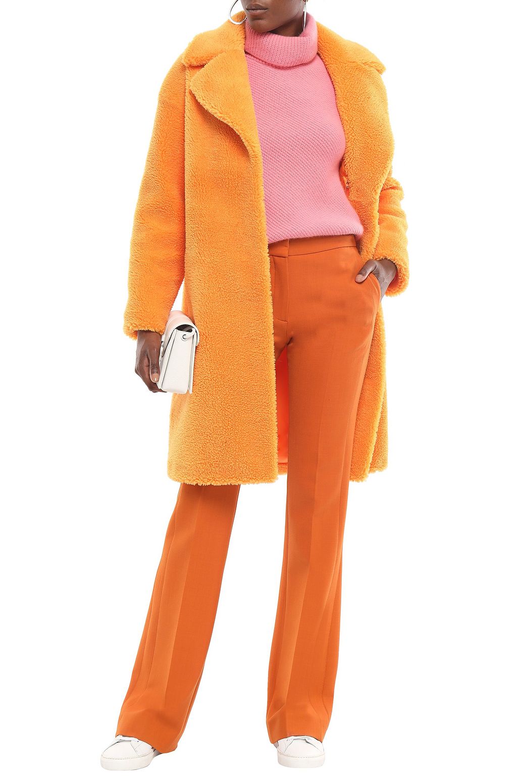 STAND Camilla faux shearling coat