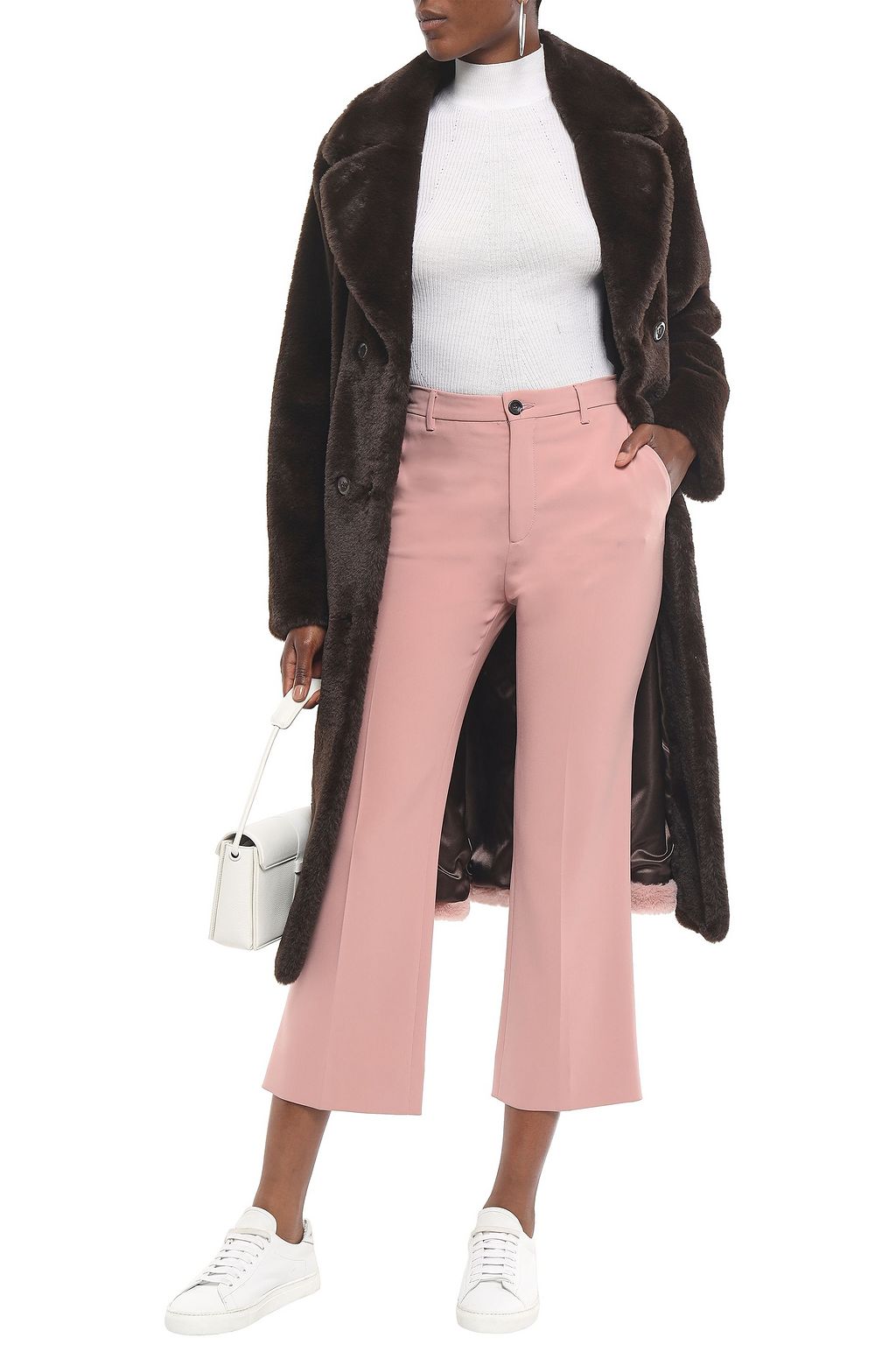 STAND Faux shearling coat