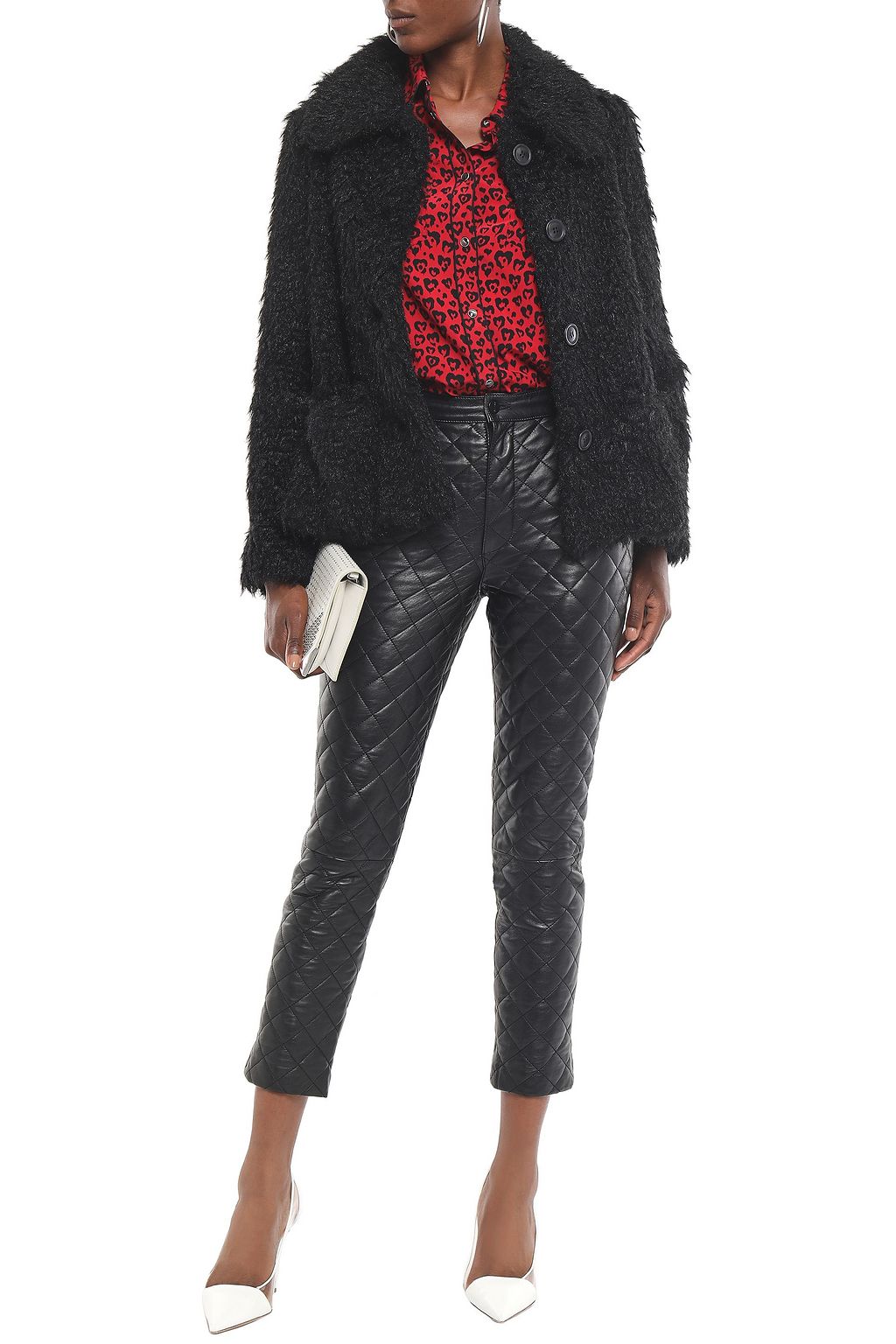 STAND Noemie faux shearling jacket