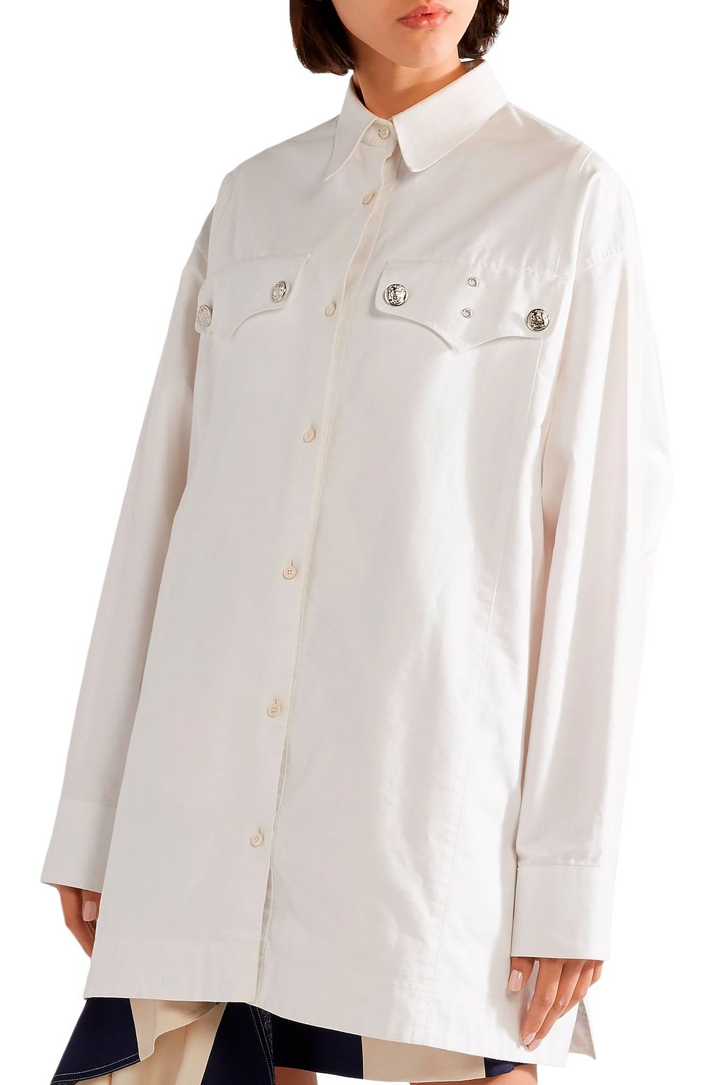 CALVIN KLEIN 205W39NYC Oversized cotton-twill shirt