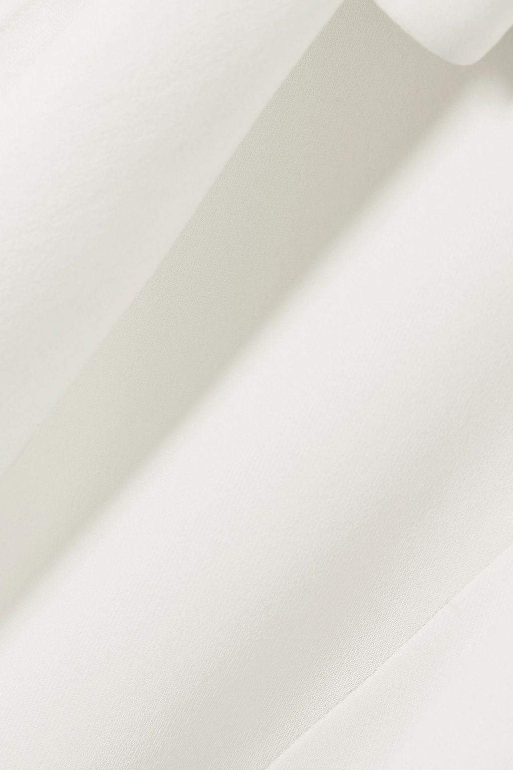 AKRIS Draped silk-crepe shirt