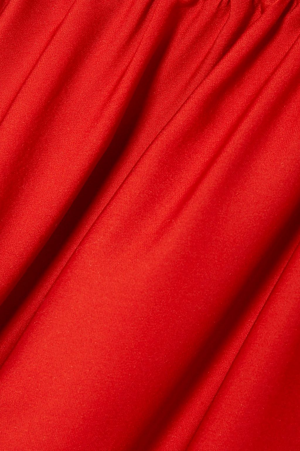 THE ROW Gathered silk maxi dress