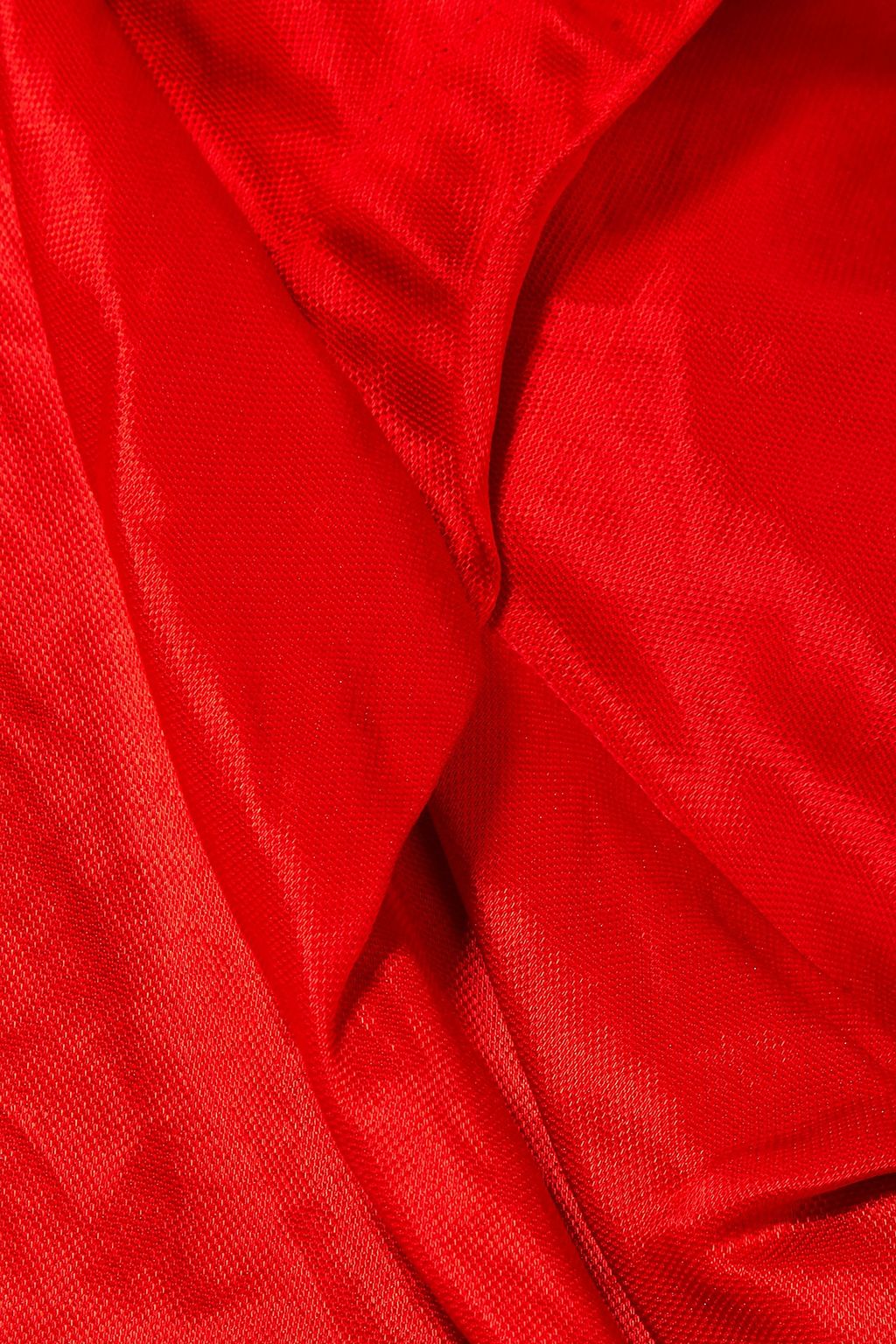 VIVIENNE WESTWOOD Strapless asymmetric piqué top