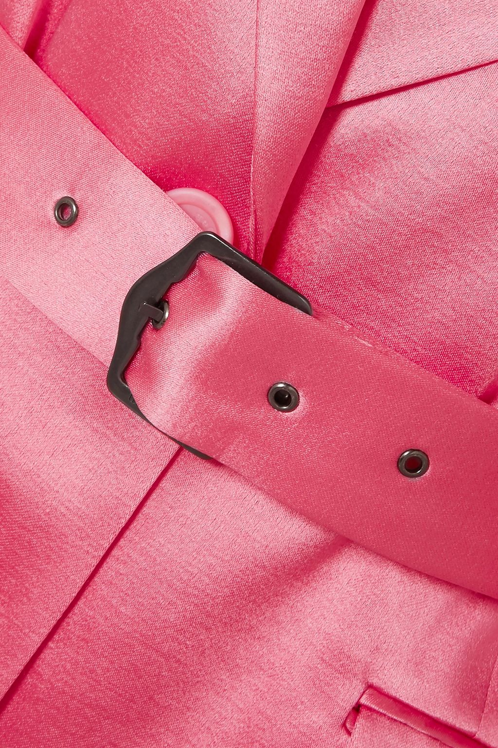SIES MARJAN Terry belted satin blazer