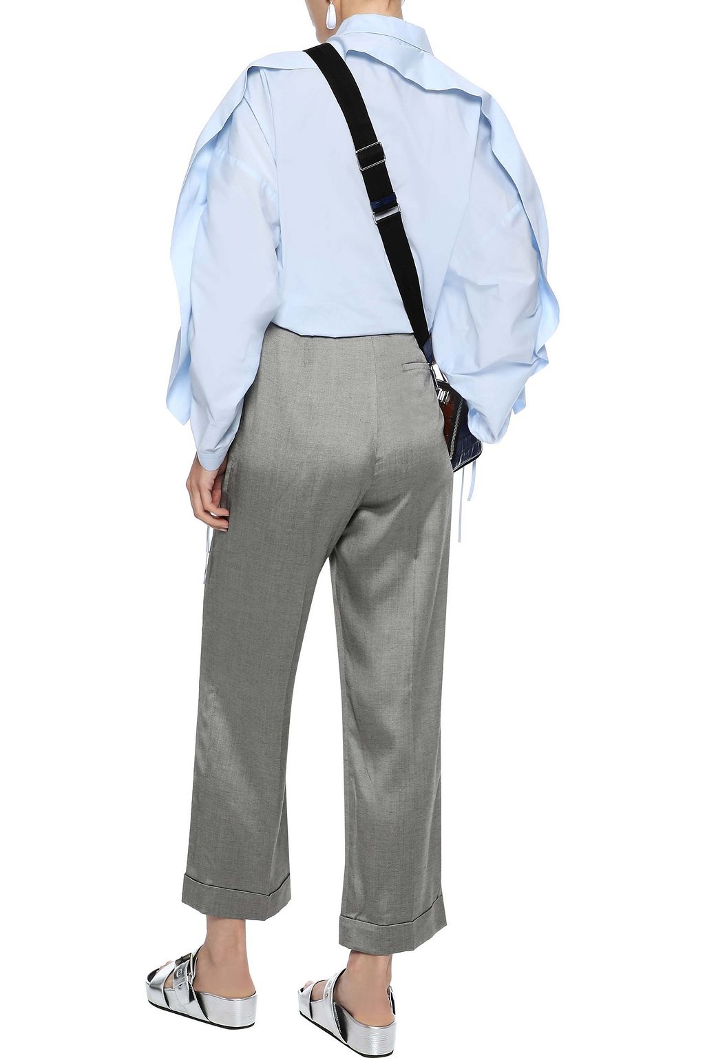 THEORY Twill straight-leg pants