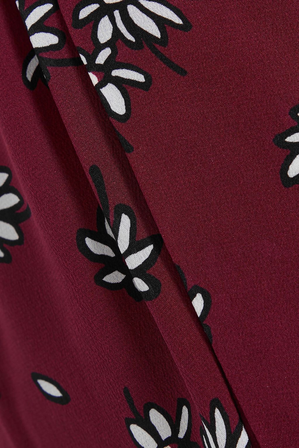 MARNI Cropped floral-print silk-crepe slim-leg pants