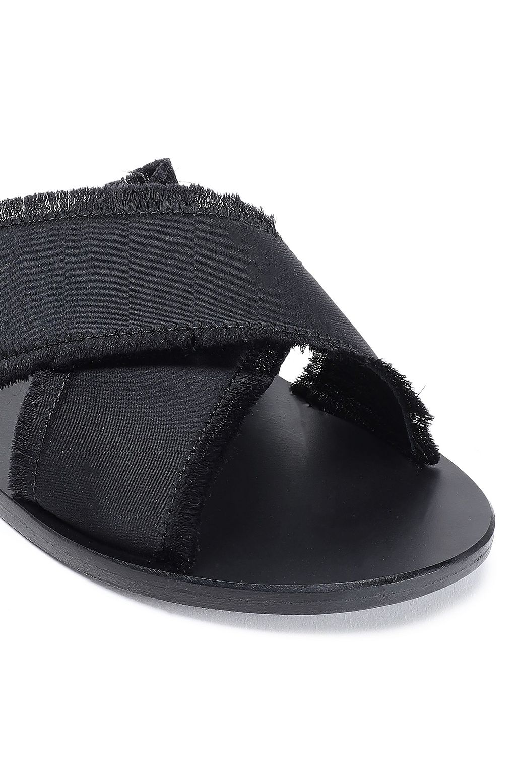 ANCIENT GREEK SANDALS Thais satin slides