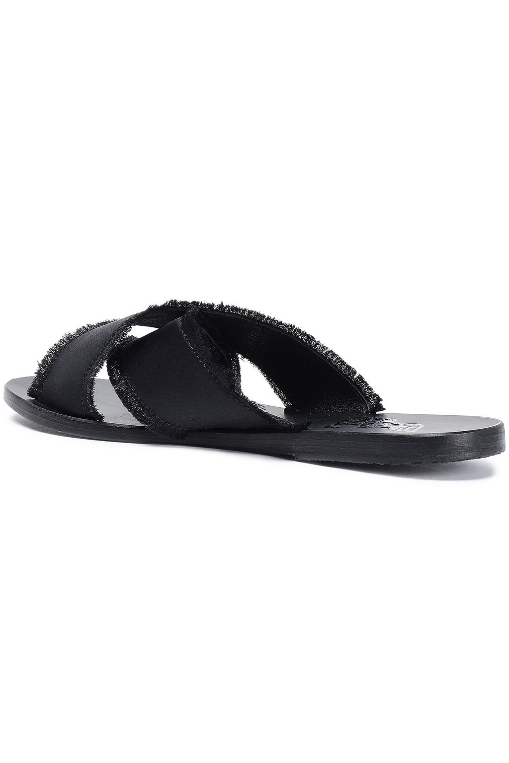 ANCIENT GREEK SANDALS Thais satin slides
