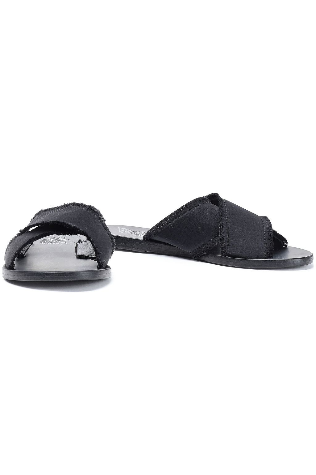 ANCIENT GREEK SANDALS Thais satin slides