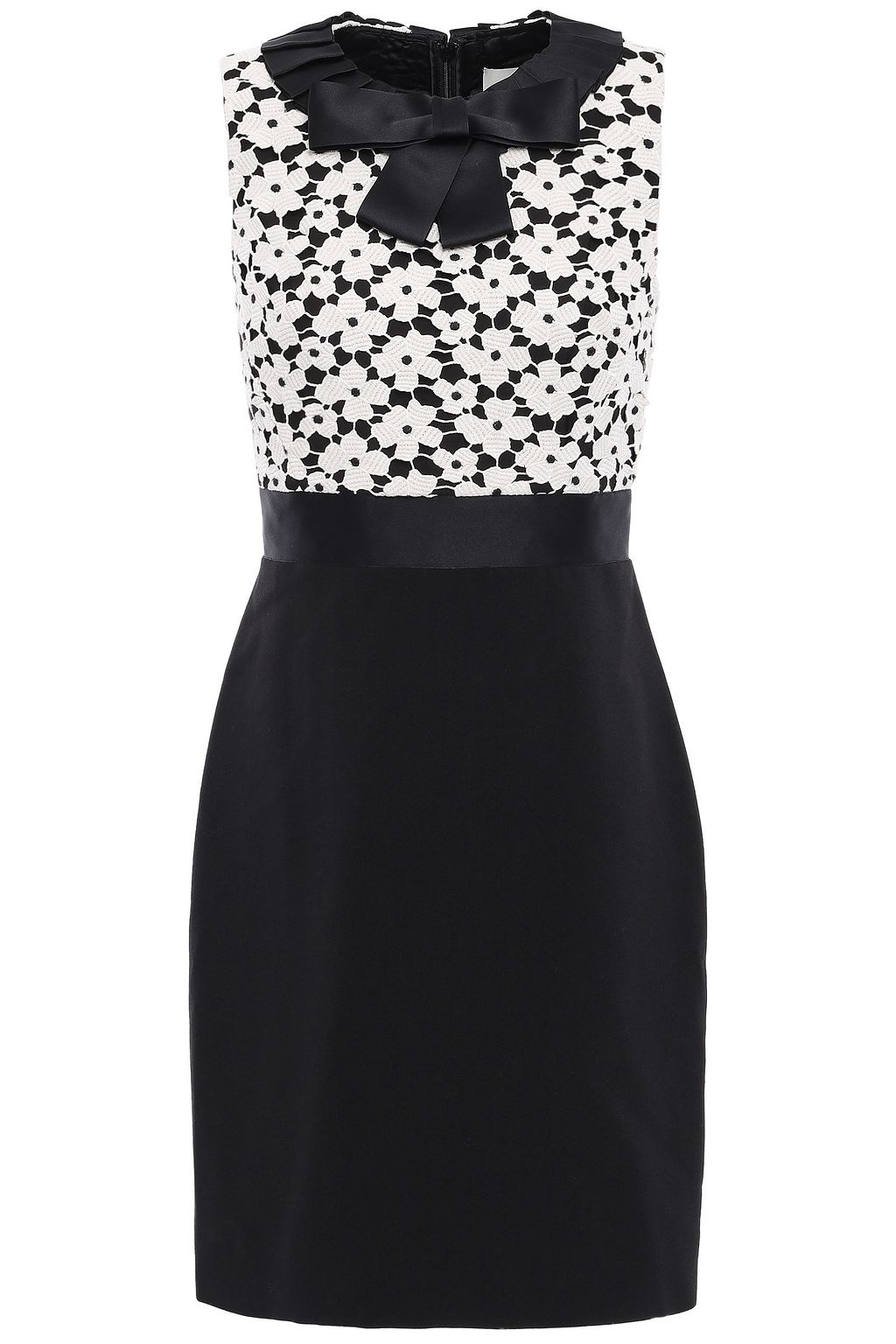 kate spade white dress with black bow