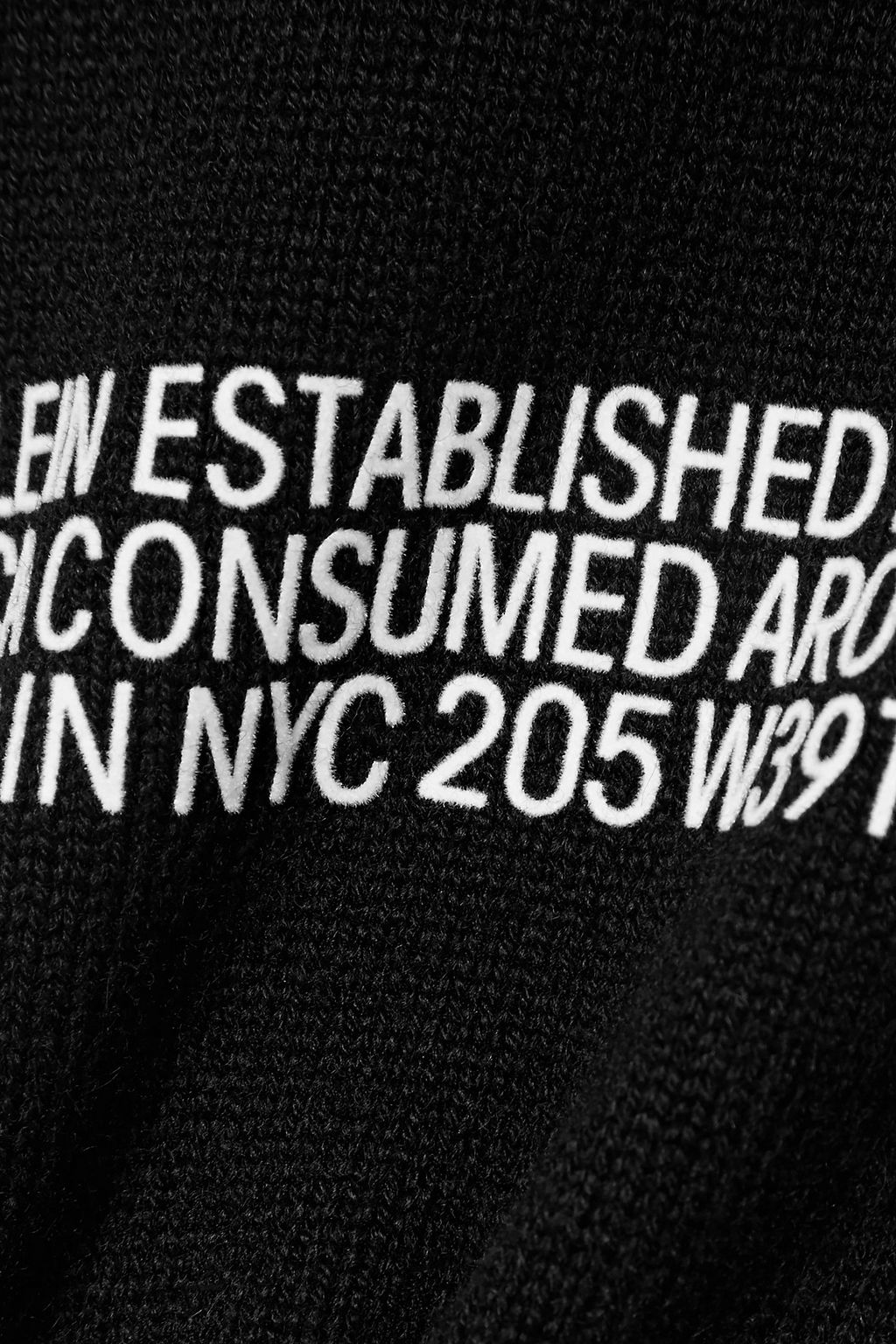 CALVIN KLEIN 205W39NYC Flocked cashmere sweater
