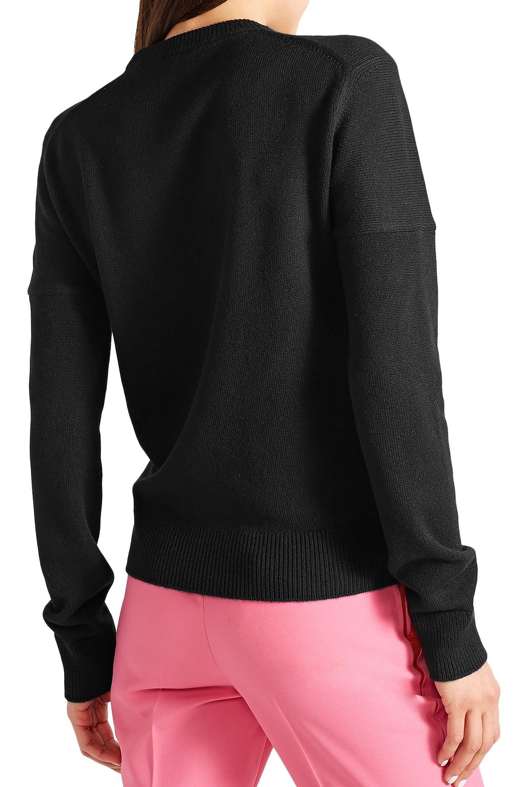 CALVIN KLEIN 205W39NYC Flocked cashmere sweater