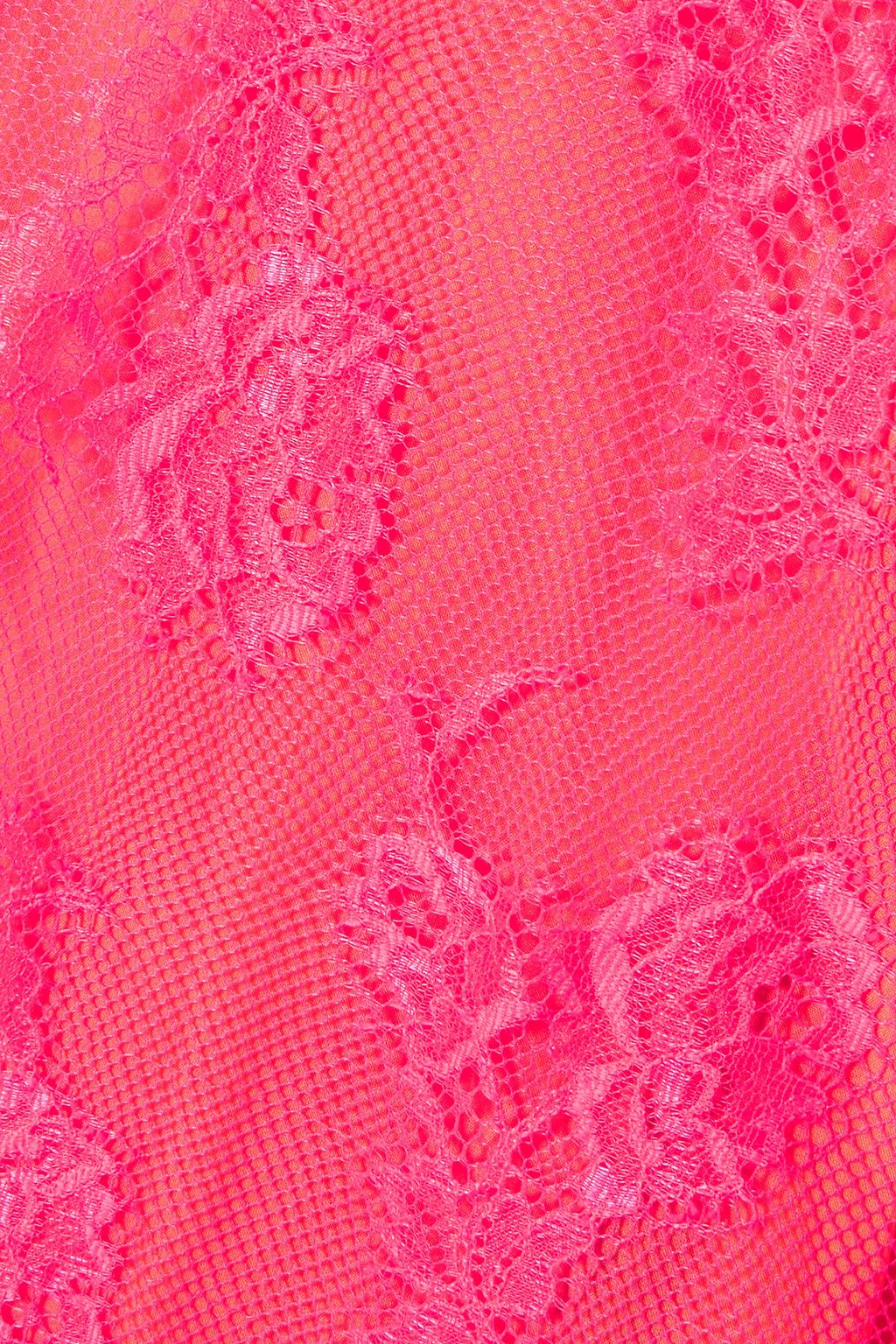 CHRISTOPHER KANE アシンメトリー カラーブロック レース ミディ丈ドレス