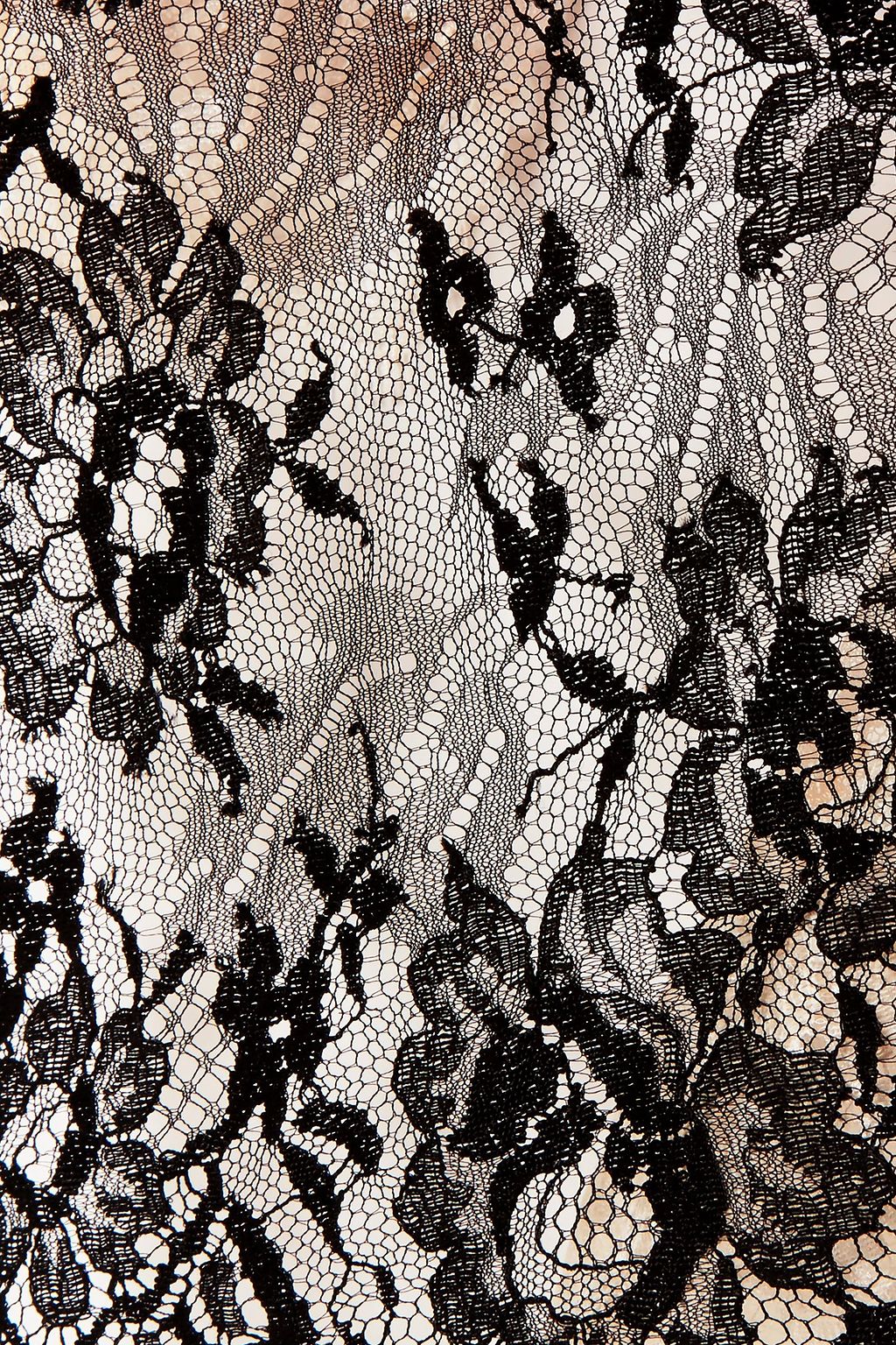CHRISTOPHER KANE アシンメトリー カラーブロック レース ミディ丈ドレス