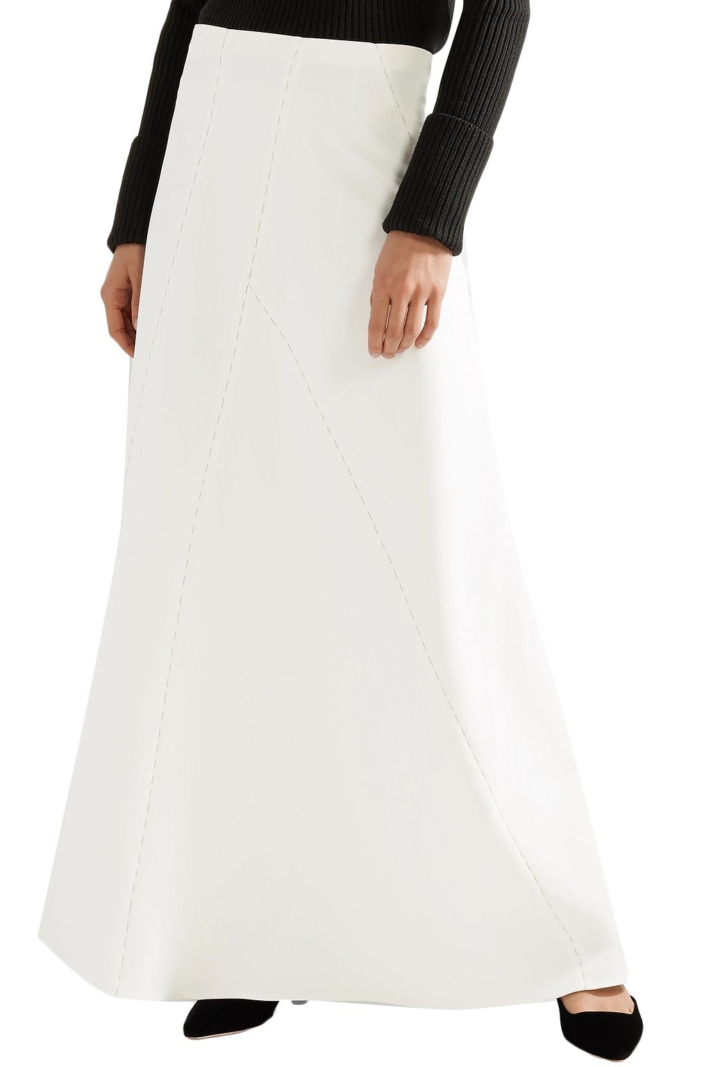 THE ROW Farrow paneled cady maxi skirt