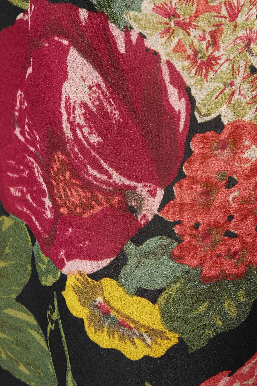 JUNYA WATANABE Hooded layered shell and floral-print georgette jacket