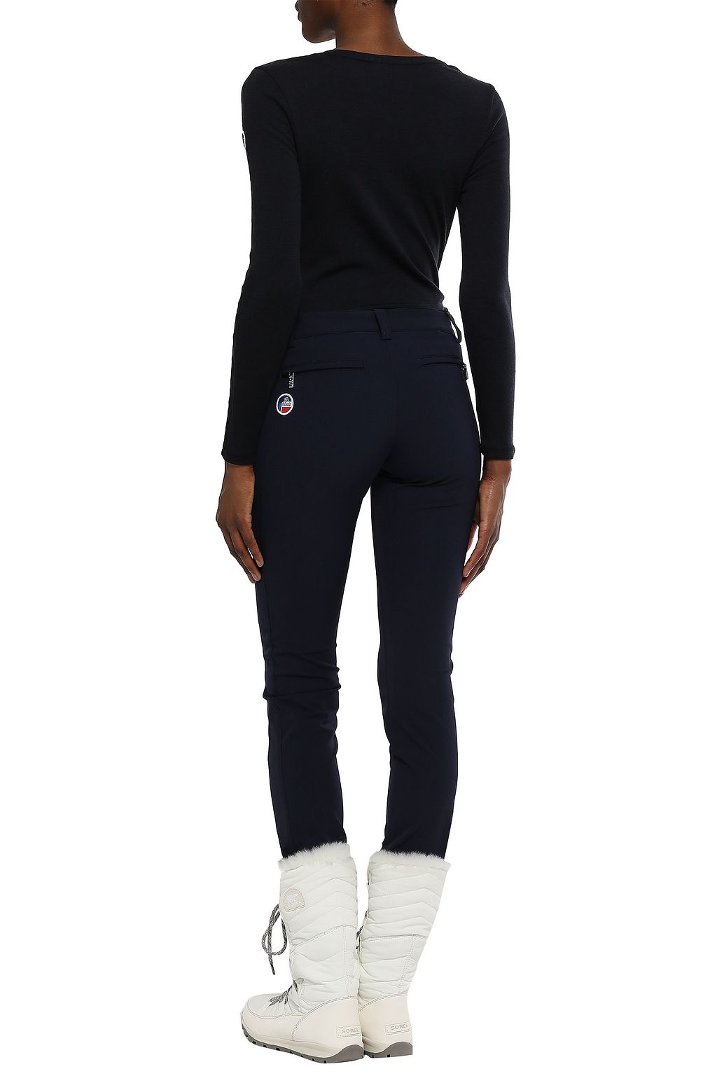FUSALP Tazlina mesh-trimmed merino wool top