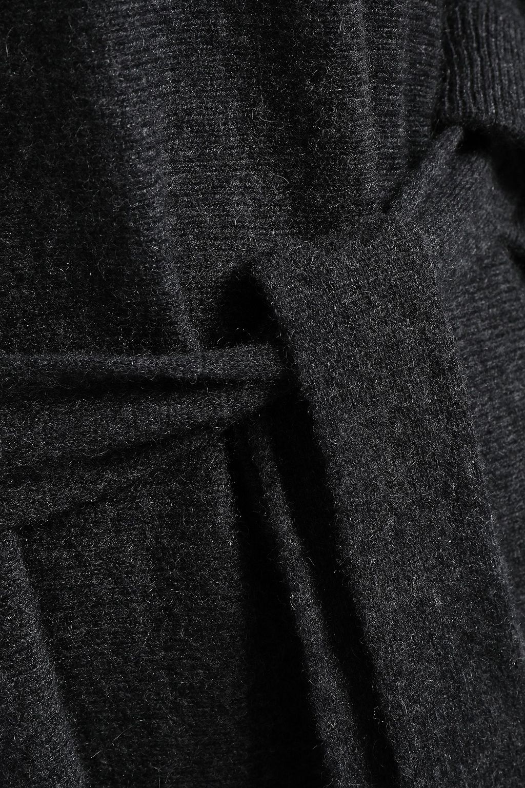 LE KASHA Prague belted cashmere poncho