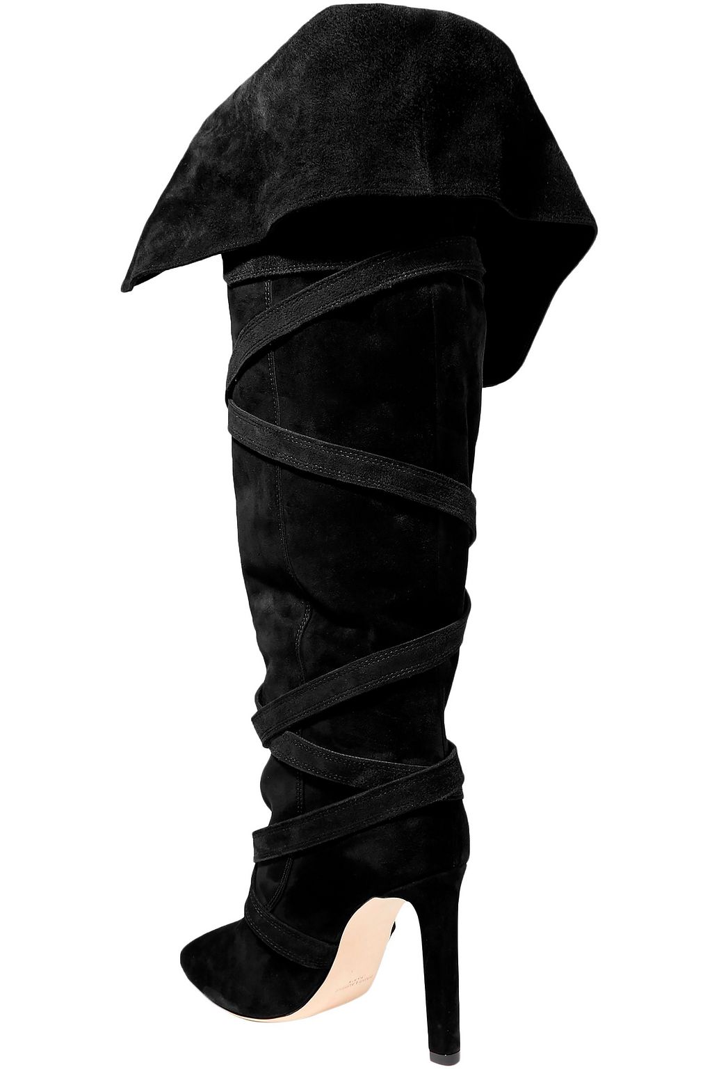 SAINT LAURENT Meurice suede knee boots