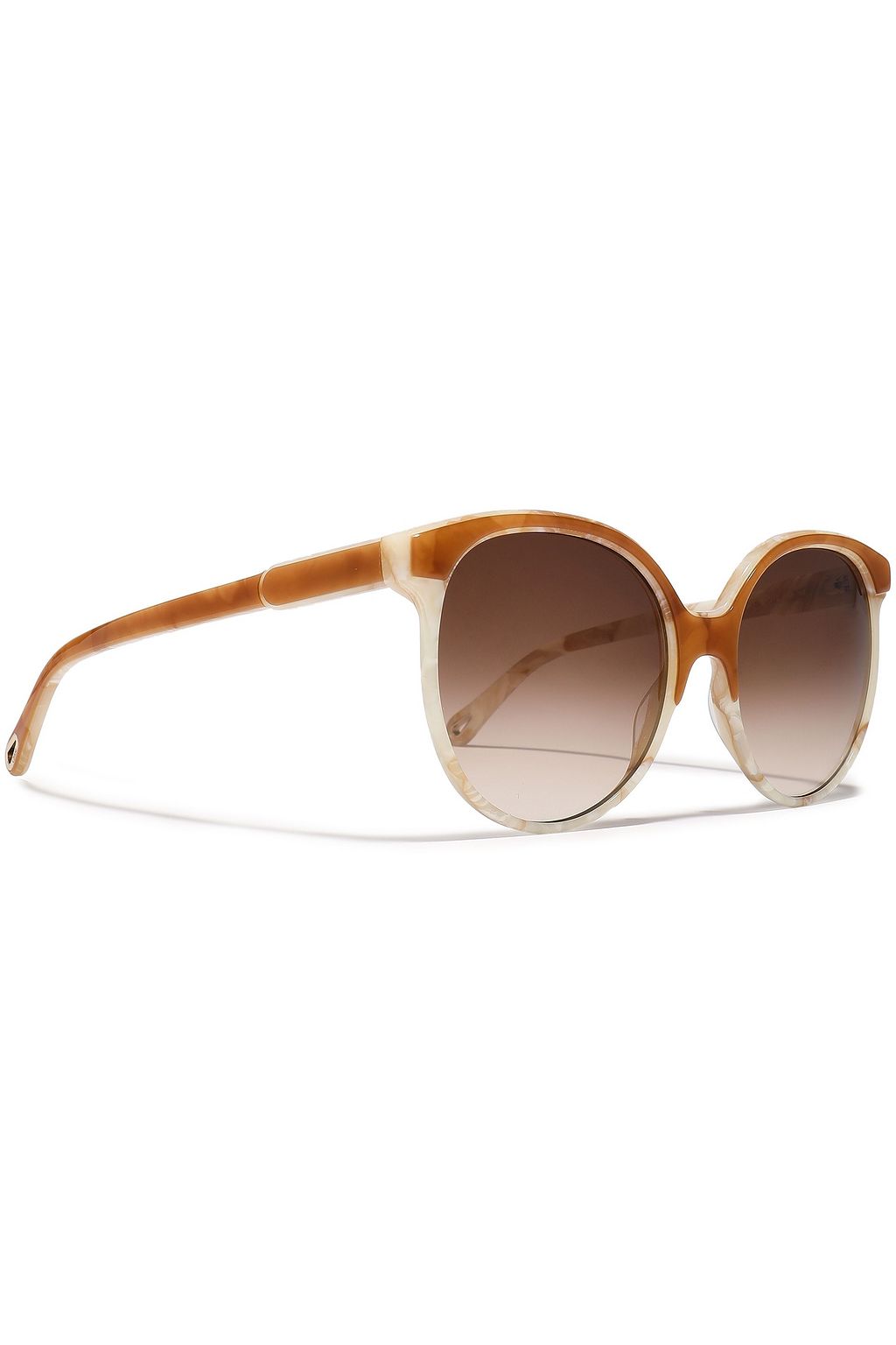 CHLOÉ D-frame marbled acetate sunglasses