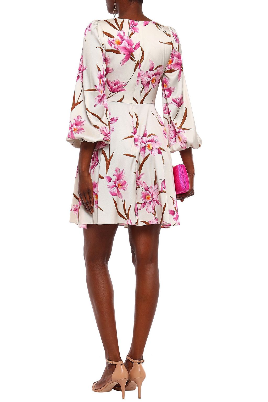 zimmermann corsage knot midi dress