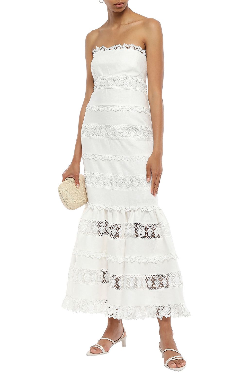 zimmermann strapless dress