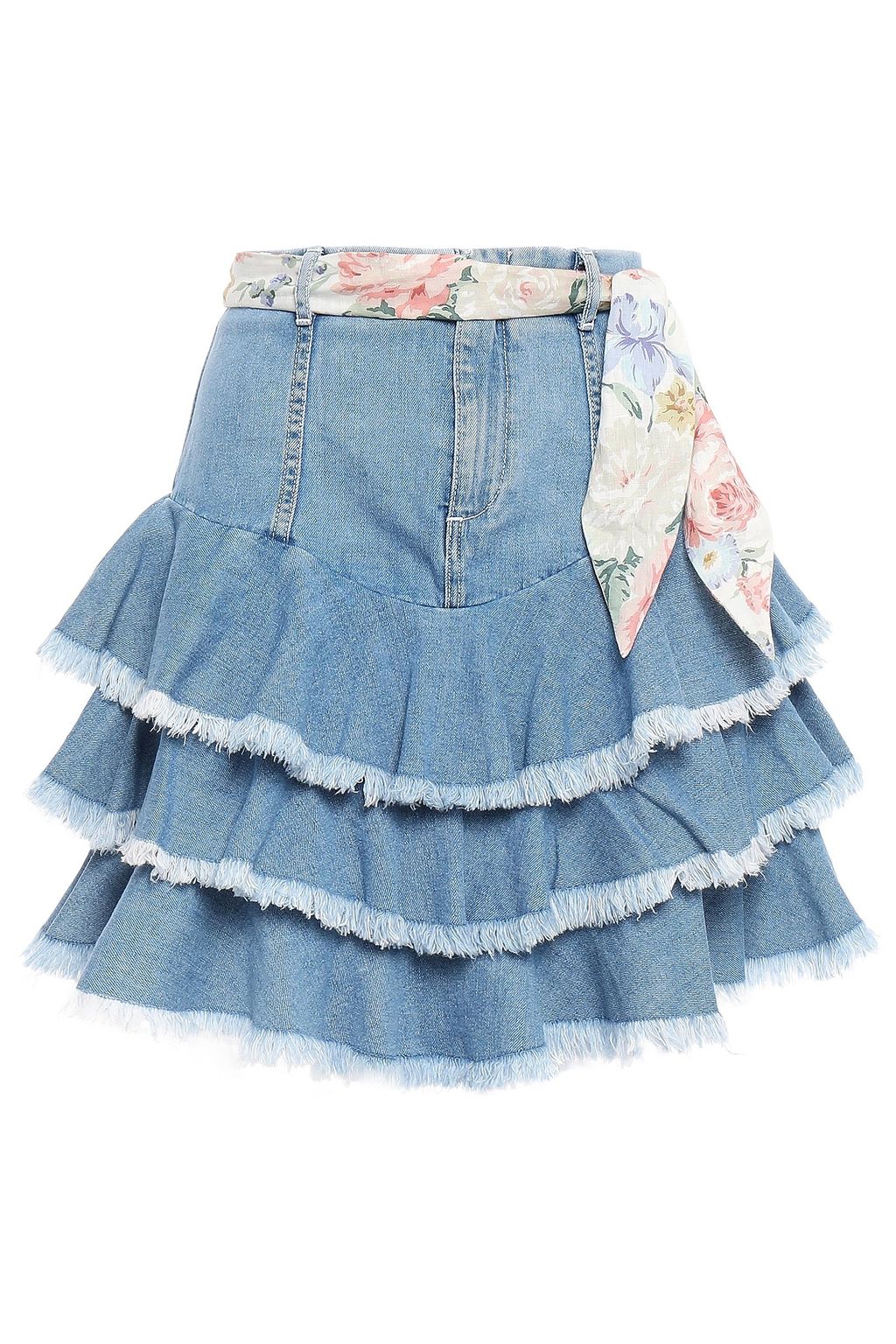 zimmermann denim skirt