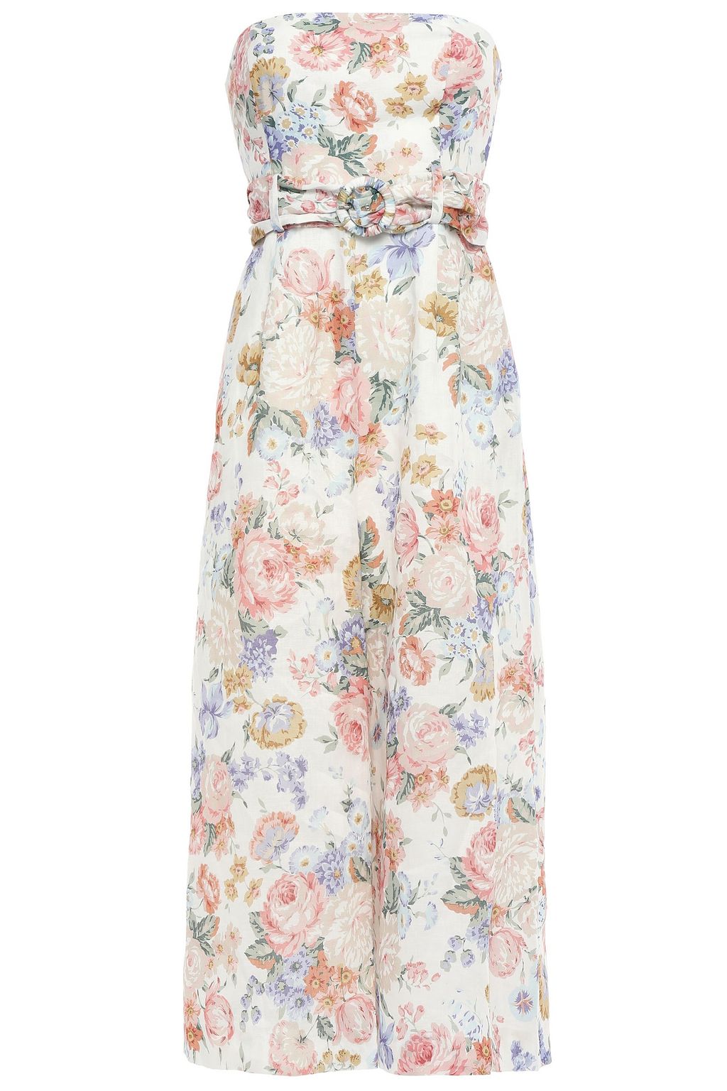 zimmermann bowie strapless jumpsuit