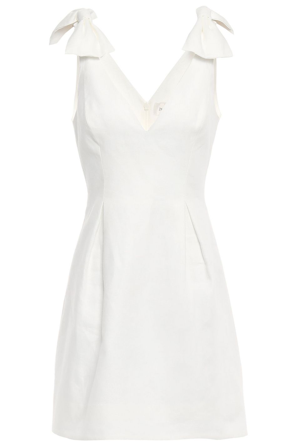 zimmermann white mini dress