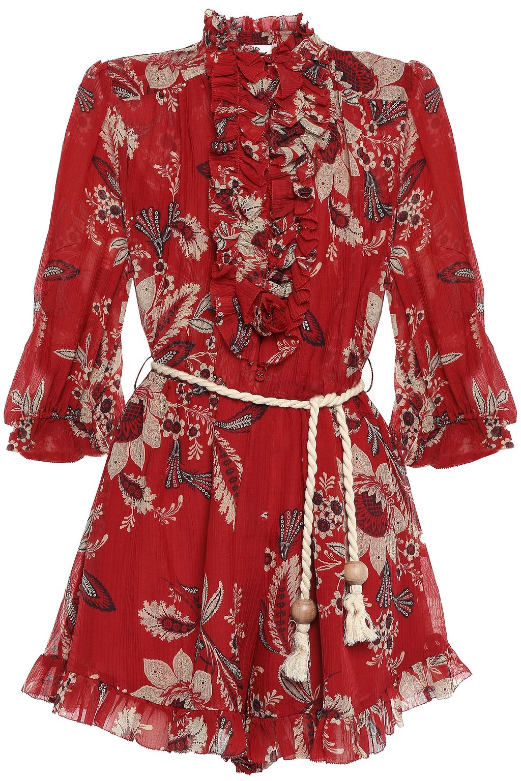 zimmermann red playsuit