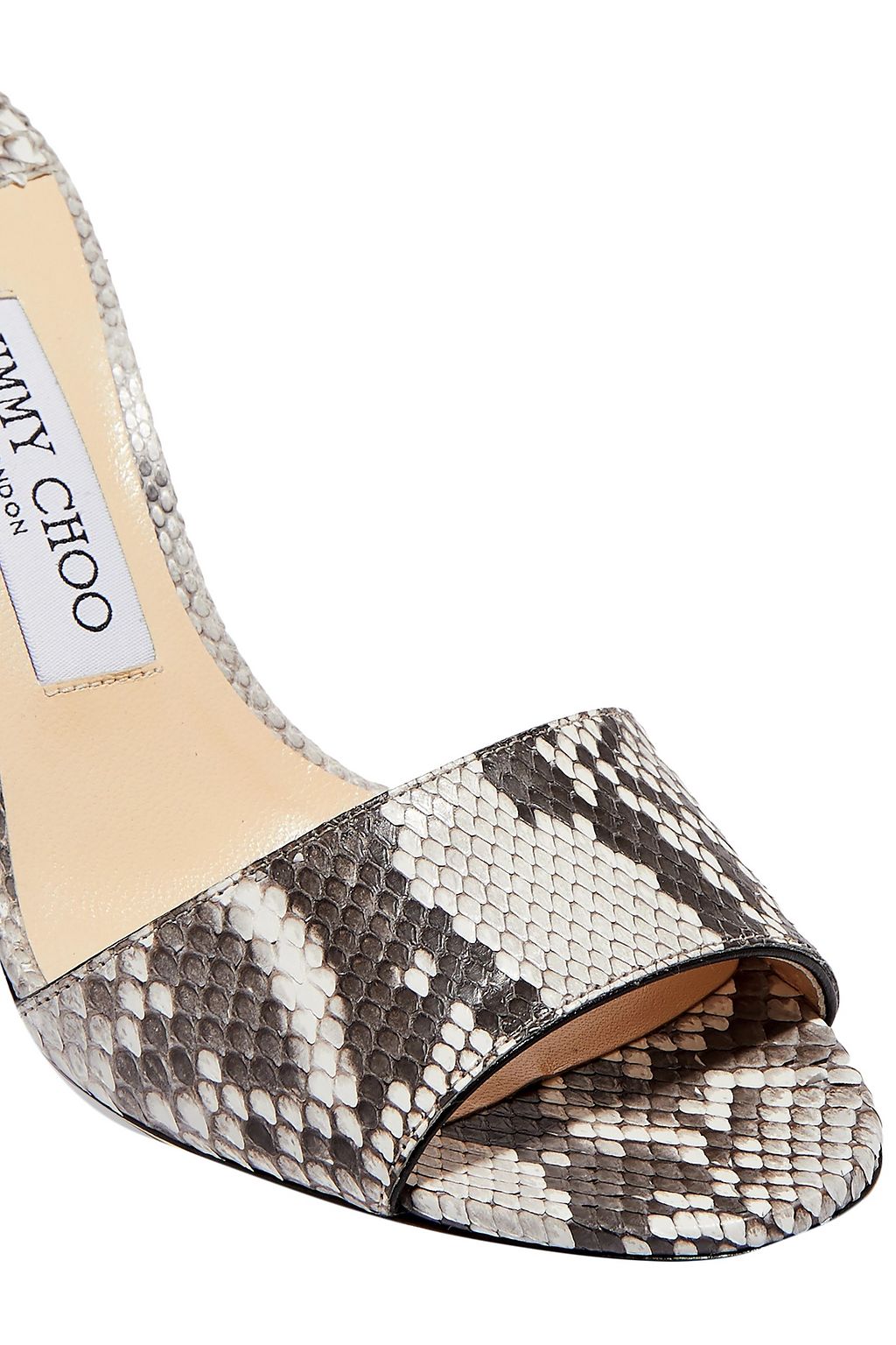 JIMMY CHOO Stacey 85 python mules