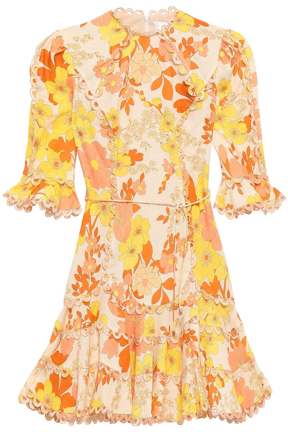 zimmermann floral mini dress