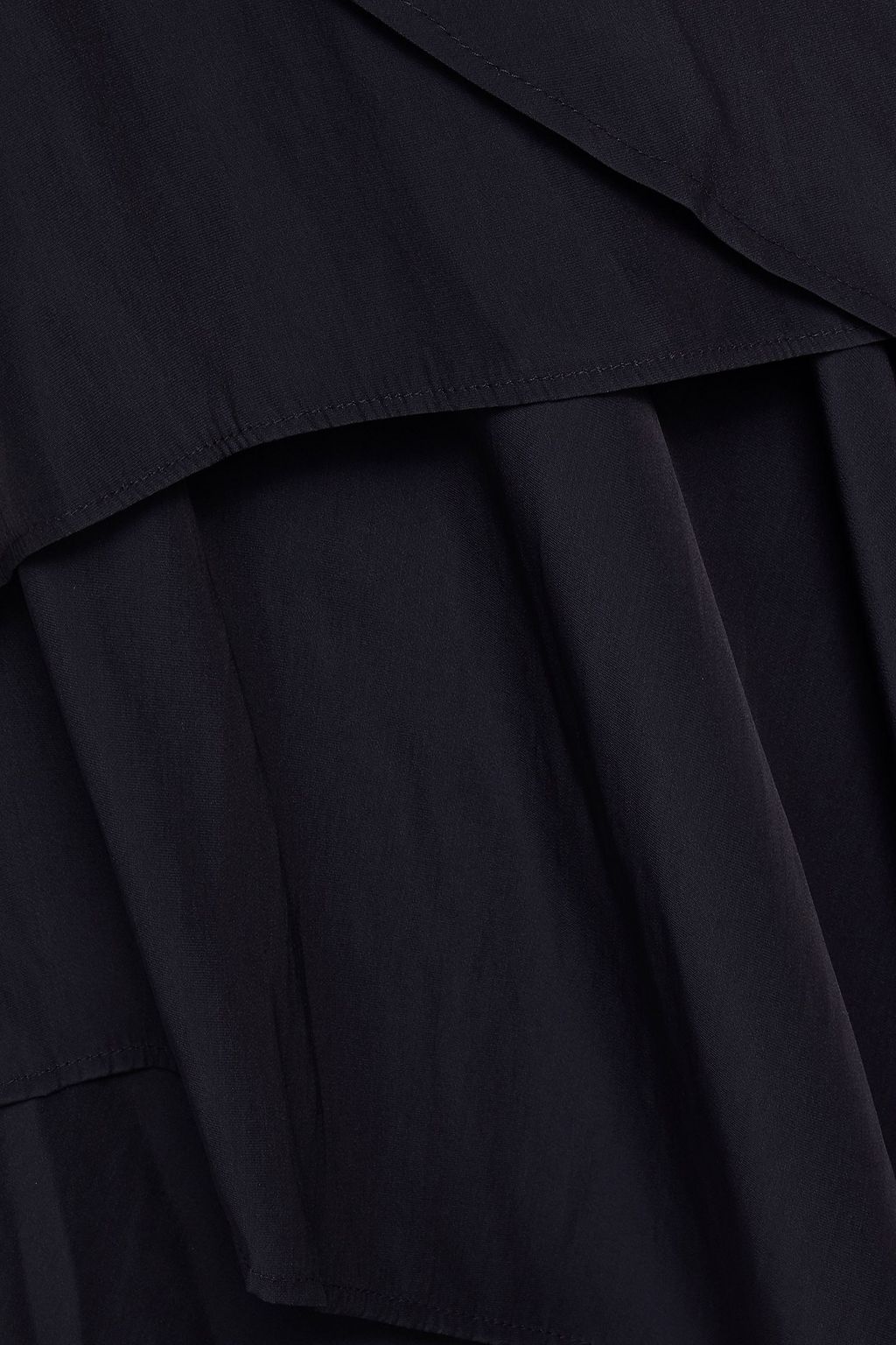 JW ANDERSON Asymmetric layered satin midi dress