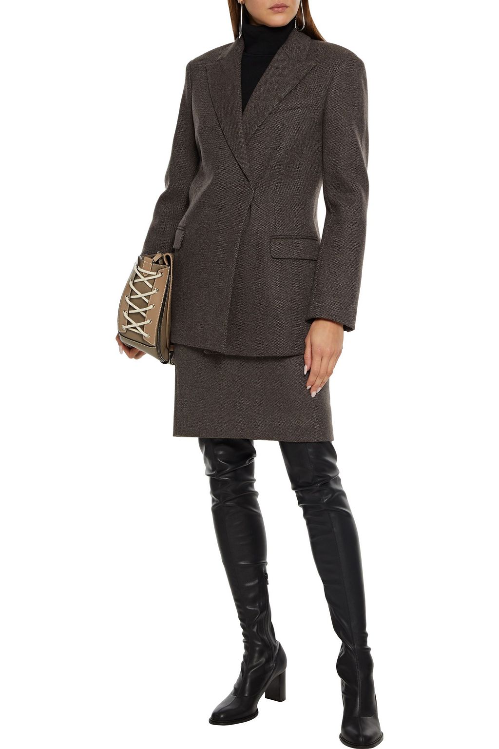 THEORY Cashmere-tweed blazer